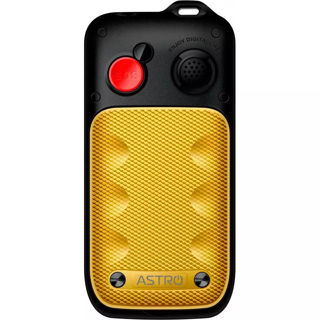 Мобильный телефон Astro B200 RX Black Yellow - 1 Мобильный телефон Astro B200 RX Black Yellow - 1