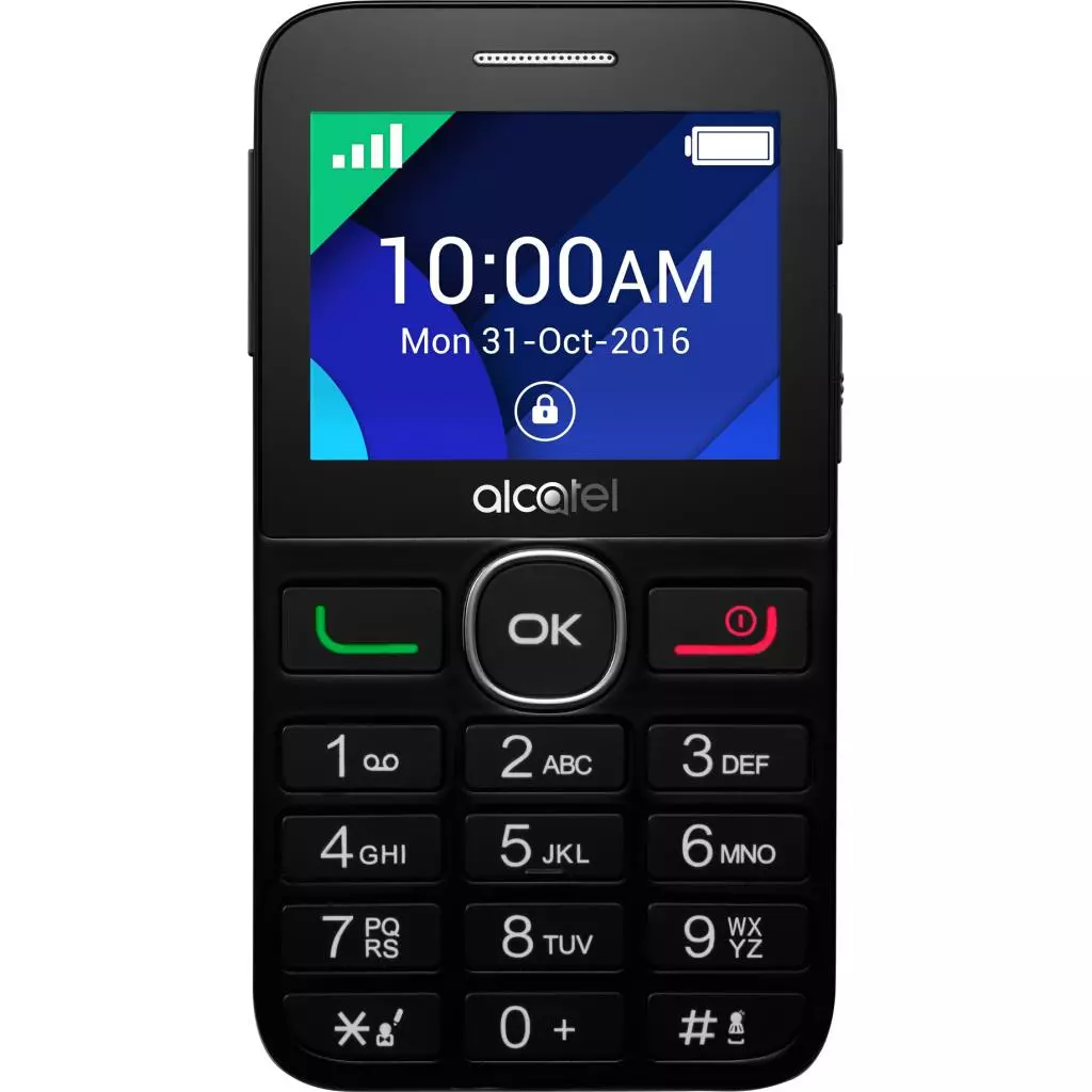 Мобильный телефон ALCATEL ONETOUCH 2008G Black (4894461419107)