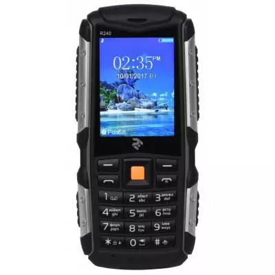 Мобильный телефон 2E R240 Dual Sim Black (708744071057)