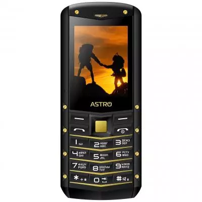 Мобильный телефон Astro B220 Black-Gold