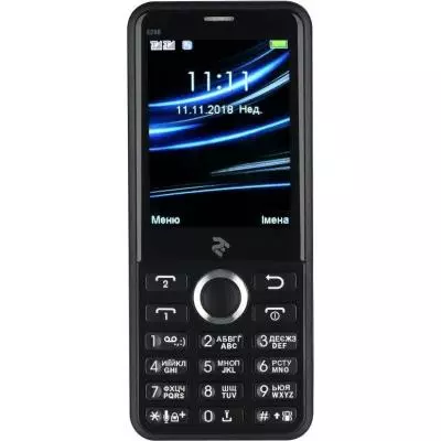 Мобильный телефон 2E E280 2018 Black (708744071170)