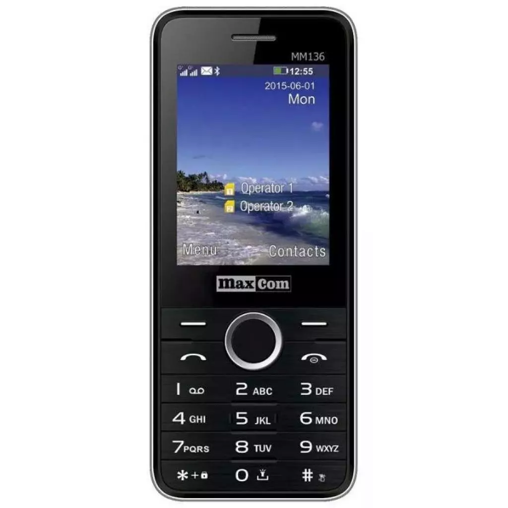 Мобильный телефон Maxcom MM136 Black-SIlver (5908235973524)