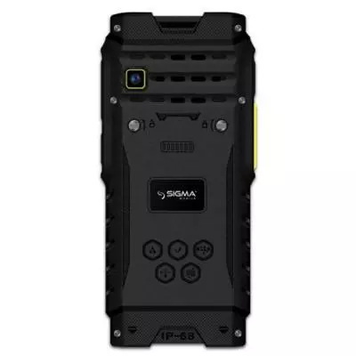Мобильный телефон Sigma X-treme DZ68 Black Yellow (4827798466322) - 1 Мобильный телефон Sigma X-treme DZ68 Black Yellow (4827798466322) - 1