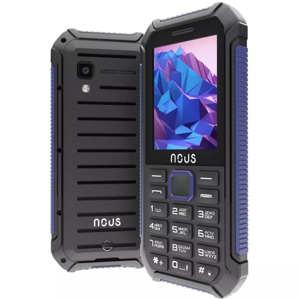 Мобильный телефон Nous NS 2414 Hardy Black Blue - 2