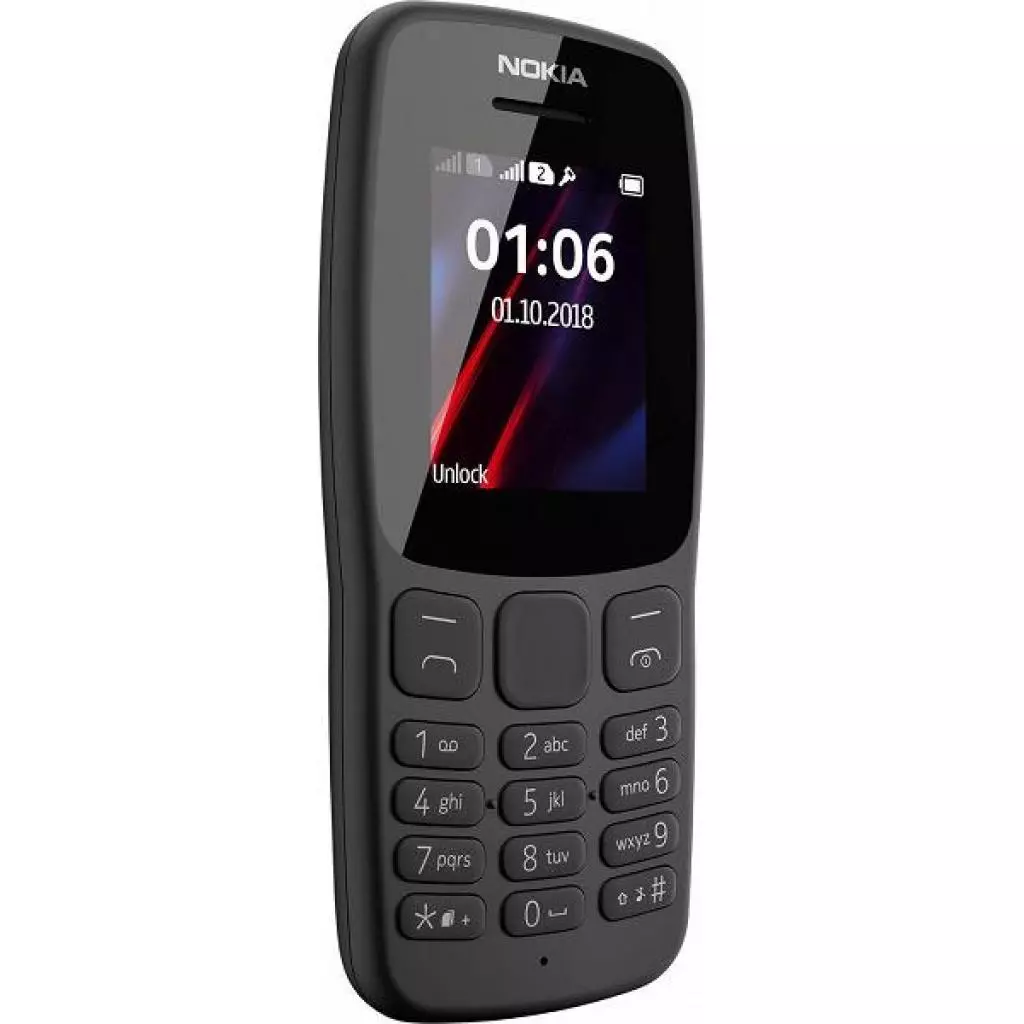 Мобильный телефон Nokia 106 DS New Grey (16NEBD01A02) - 2 Мобильный телефон Nokia 106 DS New Grey (16NEBD01A02) - 2