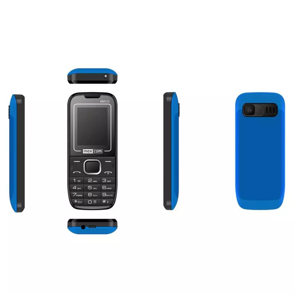 Мобильный телефон Maxcom MM135 Black-Blue - 5
