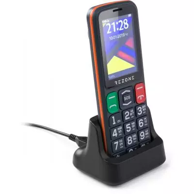 Мобильный телефон Rezone S240 Age Black Orange - 5