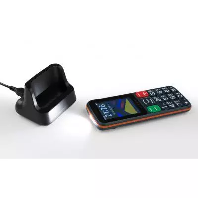 Мобильный телефон Rezone S240 Age Black Orange - 6