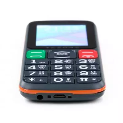 Мобильный телефон Rezone S240 Age Black Orange - 8