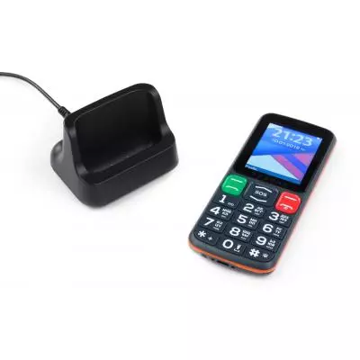 Мобильный телефон Rezone S240 Age Black Orange - 9