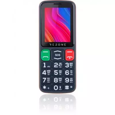 Мобильный телефон Rezone S240 Age Black Orange - 10