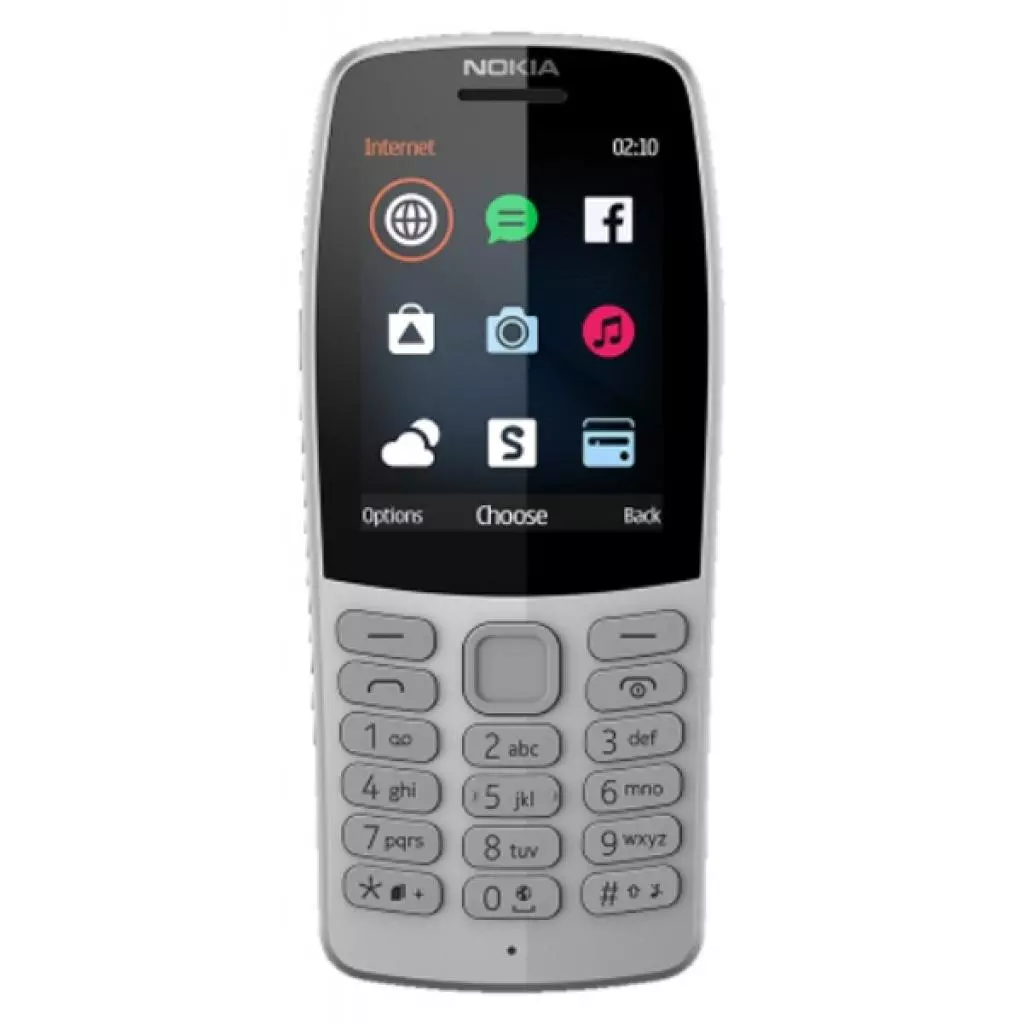 Мобильный телефон Nokia 210 DS Grey (16OTRD01A03)