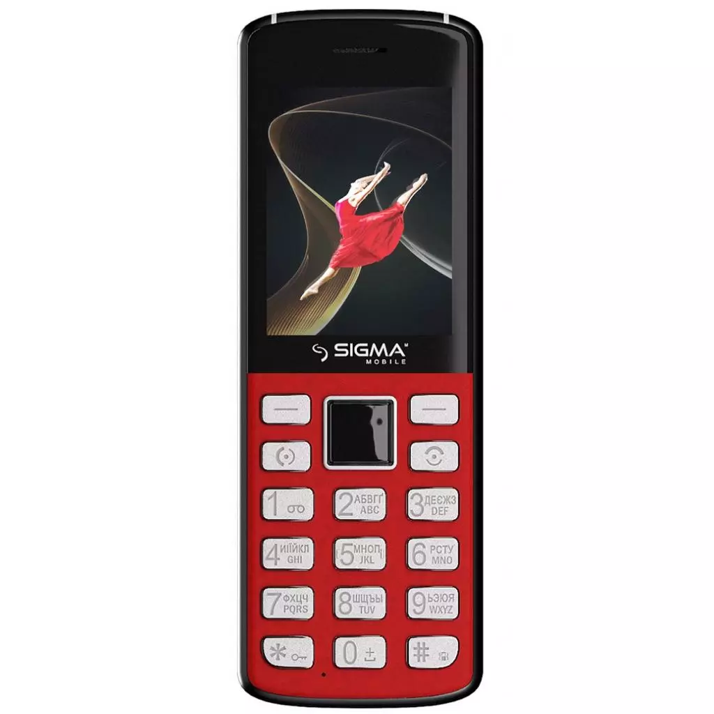 Мобильный телефон Sigma X-style 24 Onyx Red (4827798324622)
