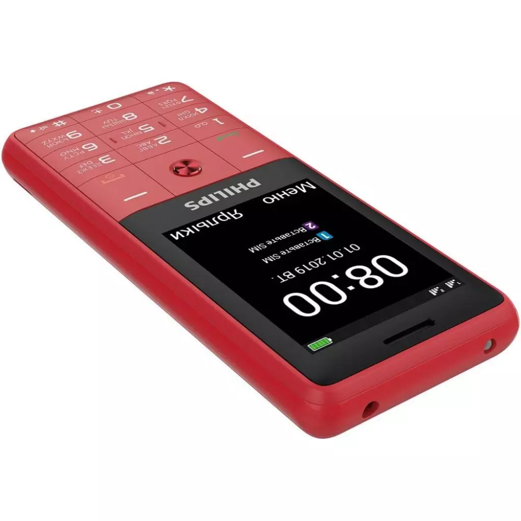 Мобильный телефон Philips Xenium E169 Red - 3