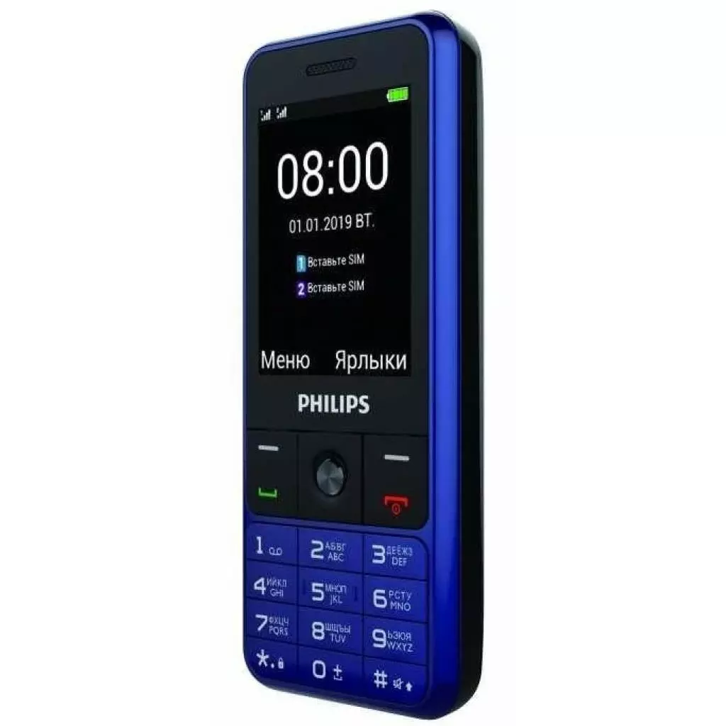 Мобильный телефон Philips Xenium E182 Blue - 2 Мобильный телефон Philips Xenium E182 Blue - 2