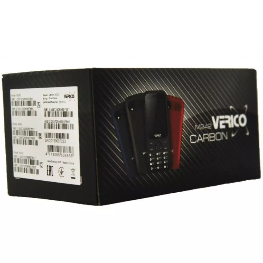 Мобильный телефон Verico Carbon M242 Blue (4713095606663) - 7 Мобильный телефон Verico Carbon M242 Blue (4713095606663) - 7