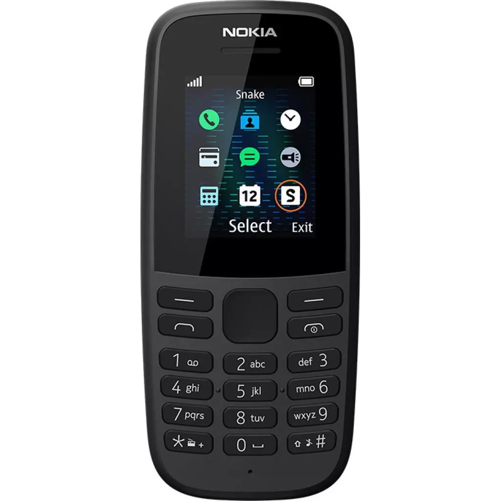 Мобильный телефон Nokia 105 DS 2019 Black (16KIGB01A01)