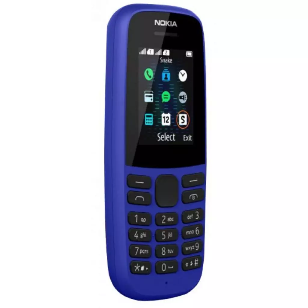 Мобильный телефон Nokia 105 DS 2019 Blue (16KIGL01A01) - 6 Мобильный телефон Nokia 105 DS 2019 Blue (16KIGL01A01) - 6