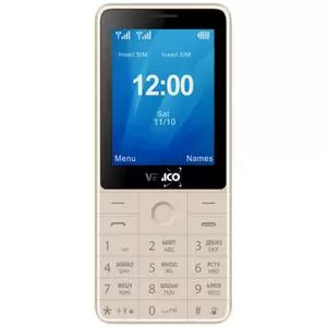 Мобильный телефон Verico Qin S282 Gold (4713095606762)