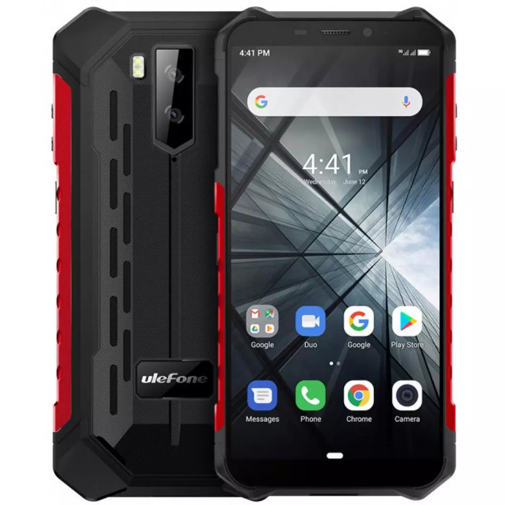 Мобильный телефон Ulefone Armor X3 2/32GB Black Red (6937748733225)