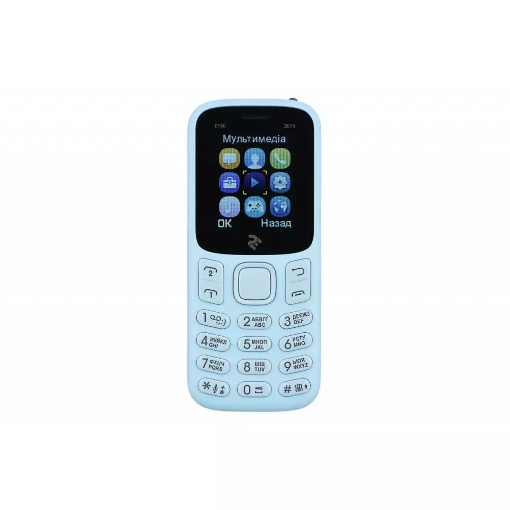 Мобильный телефон 2E E180 2019 City Blue (680576170040) - 2