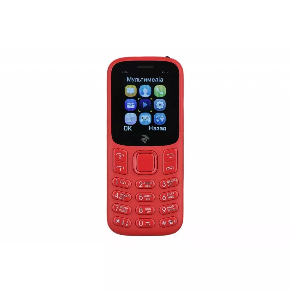 Мобильный телефон 2E E180 2019 Red (680576170057) - 2 Мобильный телефон 2E E180 2019 Red (680576170057) - 2