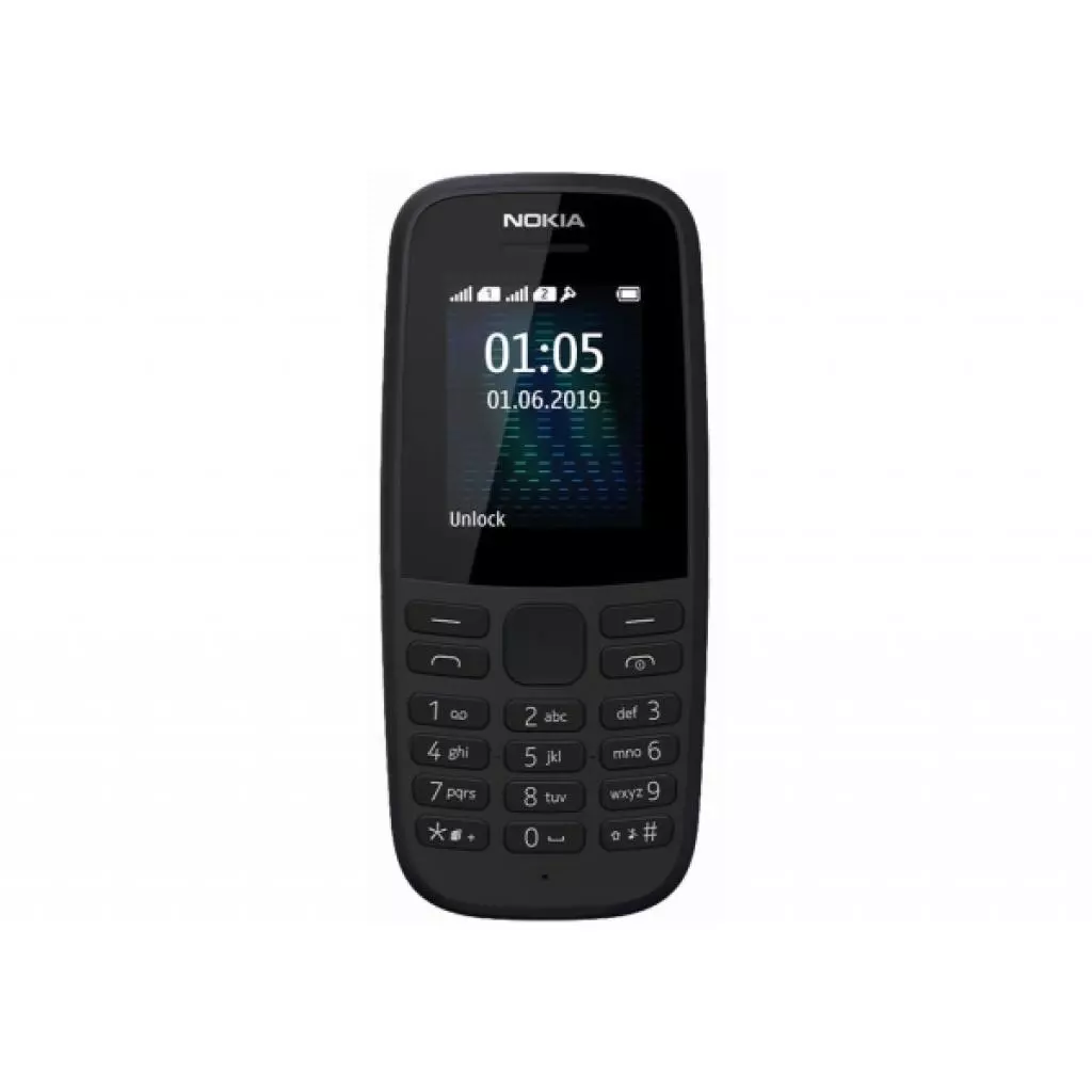 Мобильный телефон Nokia 105 SS 2019 Black (16KIGB01A13) - 1 Мобильный телефон Nokia 105 SS 2019 Black (16KIGB01A13) - 1