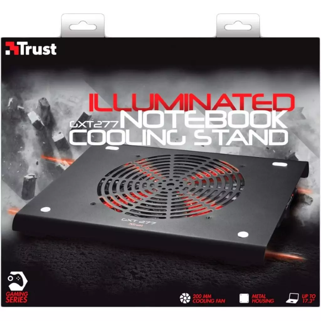 Подставка для ноутбука Trust GXT 227 Notebook Cooling Stand (19142) - 3 Подставка для ноутбука Trust GXT 227 Notebook Cooling Stand (19142) - 3