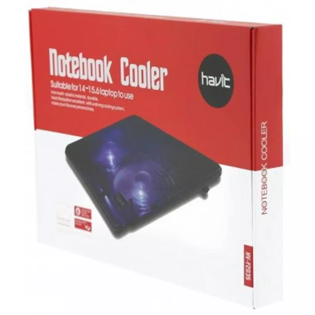 Подставка для ноутбука Havit HV-F2035 USB black (23352) - 3