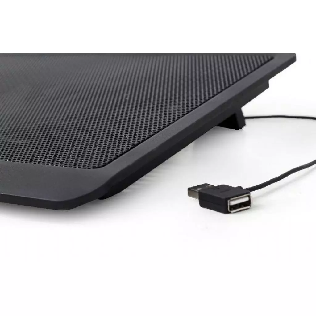 Подставка для ноутбука Gembird 15.6", 1x125 mm fan, black (NBS-1F15-03) - 1