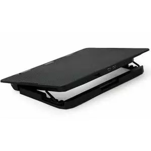Подставка для ноутбука Gembird 15", 2x125 mm fan, black (NBS-2F15-02)
