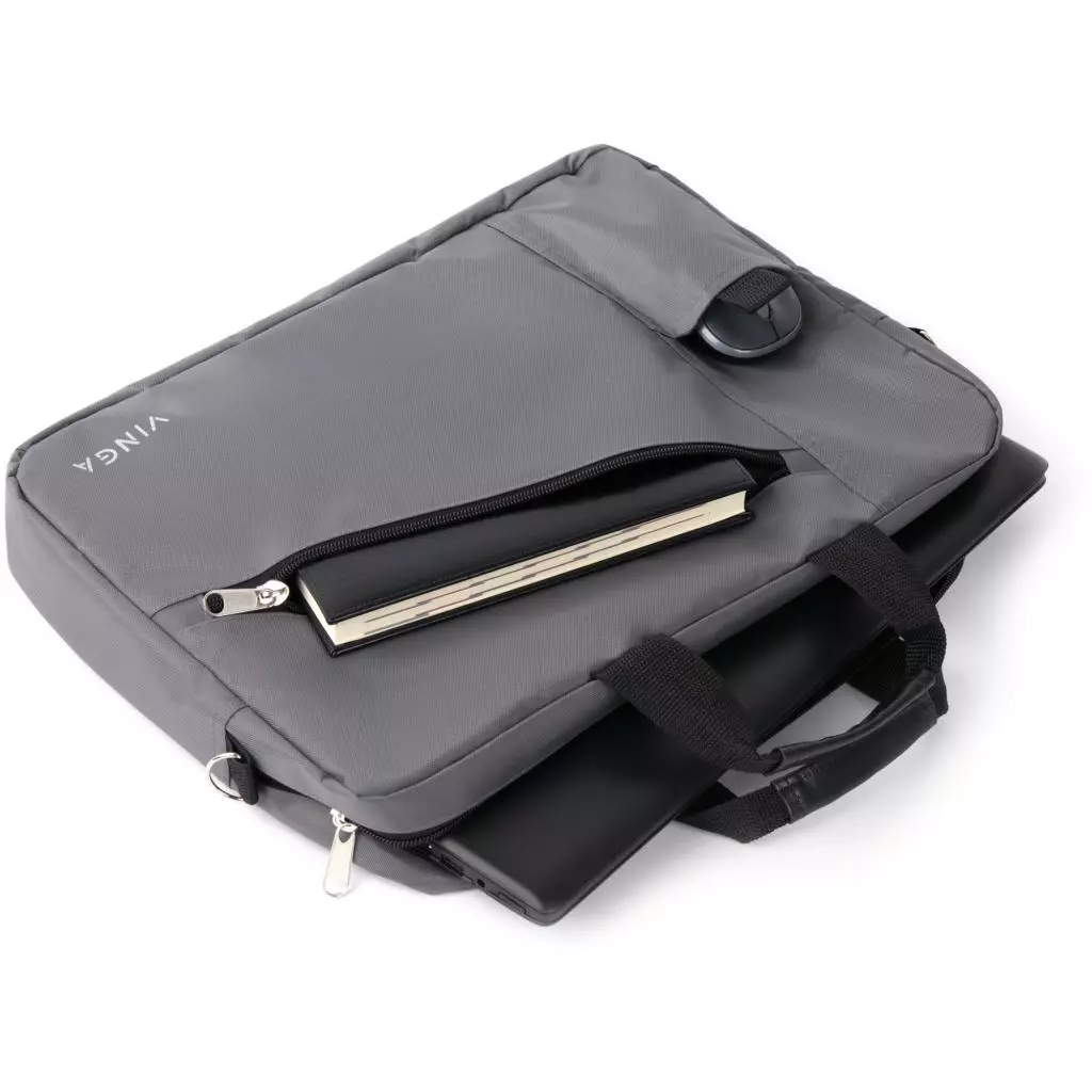 Сумка для ноутбука Vinga 15.6" NB120GR gray (NB120GR) - 2 Сумка для ноутбука Vinga 15.6" NB120GR gray (NB120GR) - 2