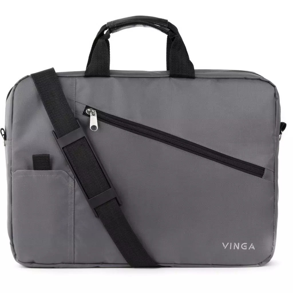 Сумка для ноутбука Vinga 15.6" NB120GR gray (NB120GR) - 6 Сумка для ноутбука Vinga 15.6" NB120GR gray (NB120GR) - 6