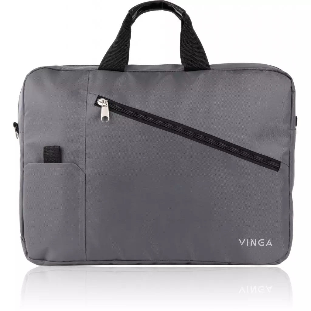 Сумка для ноутбука Vinga 15.6" NB120GR gray (NB120GR) - 8 Сумка для ноутбука Vinga 15.6" NB120GR gray (NB120GR) - 8