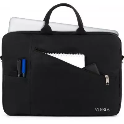 Сумка для ноутбука Vinga 15.6" NB120BK black (NB120BK) - 1 Сумка для ноутбука Vinga 15.6" NB120BK black (NB120BK) - 1