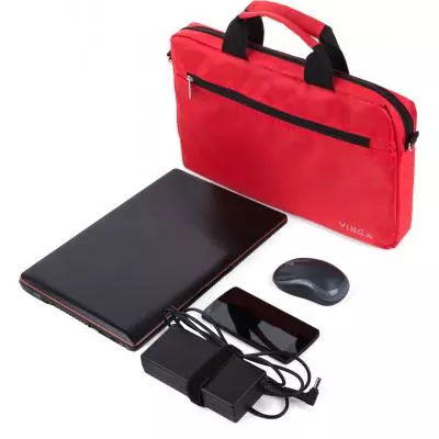 Сумка для ноутбука Vinga 13" NB130RD red (NB130RD) - 4