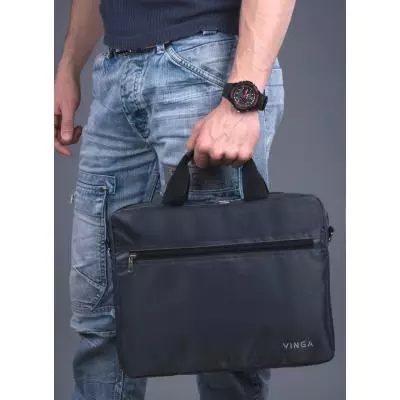 Сумка для ноутбука Vinga 14" NB140GR gray (NB140GR) - 9 Сумка для ноутбука Vinga 14" NB140GR gray (NB140GR) - 9