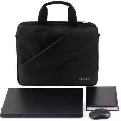 Сумка для ноутбука Vinga 14" NB141BK black (NB141BK) - 2 Сумка для ноутбука Vinga 14" NB141BK black (NB141BK) - 2