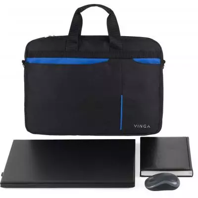 Сумка для ноутбука Vinga 15.6" NB175BB blue-black (NB175BB) - 1