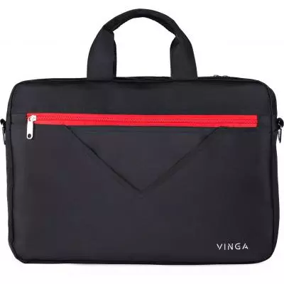 Сумка для ноутбука Vinga 15.6" NB250BR black-red (NB250BR) - 1