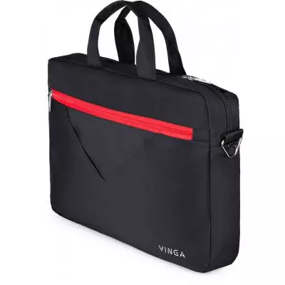 Сумка для ноутбука Vinga 15.6" NB250BR black-red (NB250BR) - 3