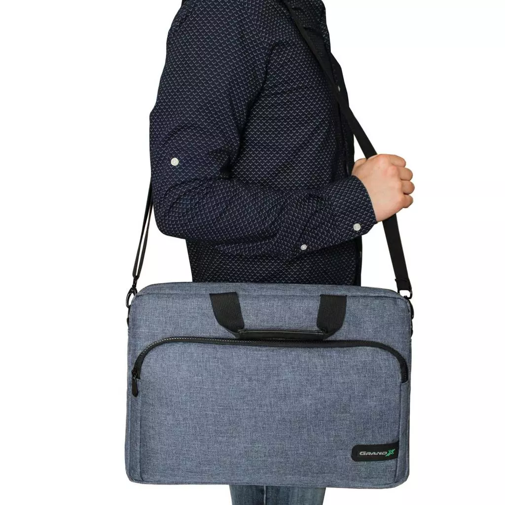 Сумка для ноутбука Grand-X 15.6'' SB-139 Grey (SB-139J) - 8 Сумка для ноутбука Grand-X 15.6'' SB-139 Grey (SB-139J) - 8
