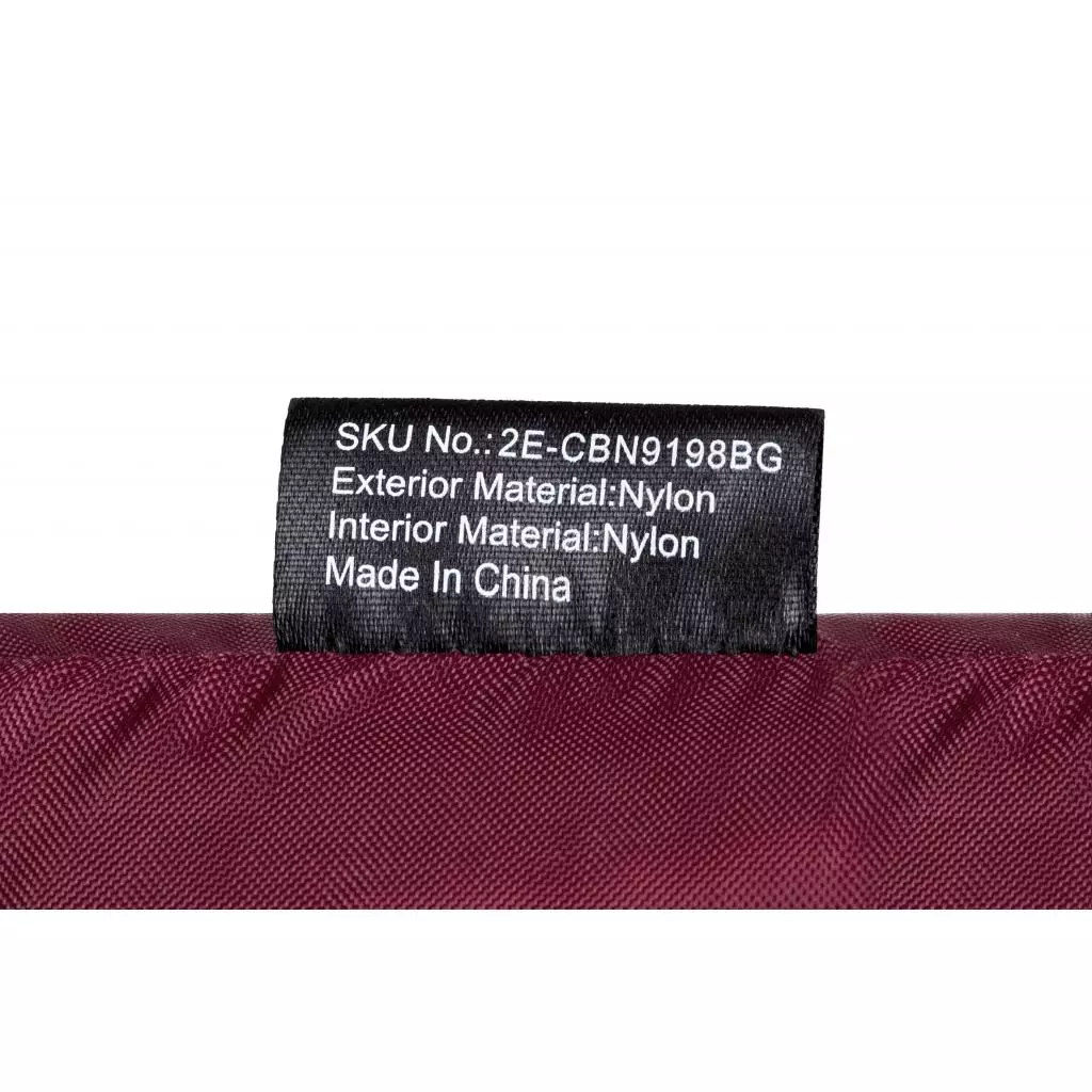 Сумка для ноутбука 2E 16" CrossSquares, Burgundy (2E-CBN9198BG) - 11 Сумка для ноутбука 2E 16" CrossSquares, Burgundy (2E-CBN9198BG) - 11