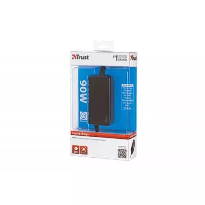 Блок питания к ноутбуку Trust Primo 90W Laptop Charger black (19138) - 2