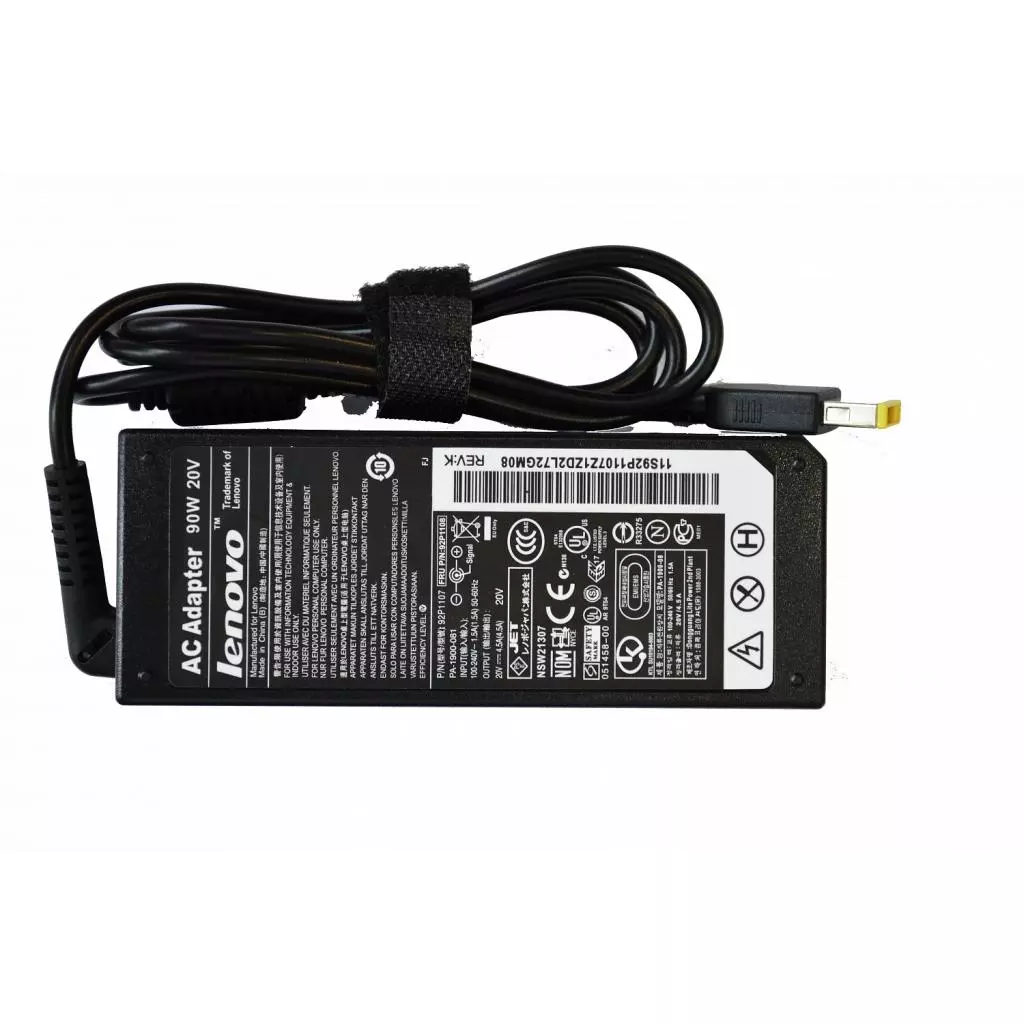 Блок питания к ноутбуку Drobak LENOVO 90W 20V 4.5A (прямоугольный конектор USB+PIN) (141419)