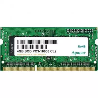 Модуль памяти для ноутбука SoDIMM DDR3 4GB 1333 MHz Apacer (AP4GSTYB1K2)