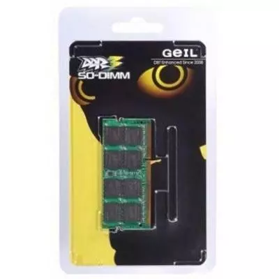 Модуль памяти для ноутбука SoDIMM DDR3 4GB 1600 MHz Geil (GS34GB1600C11S) - 1