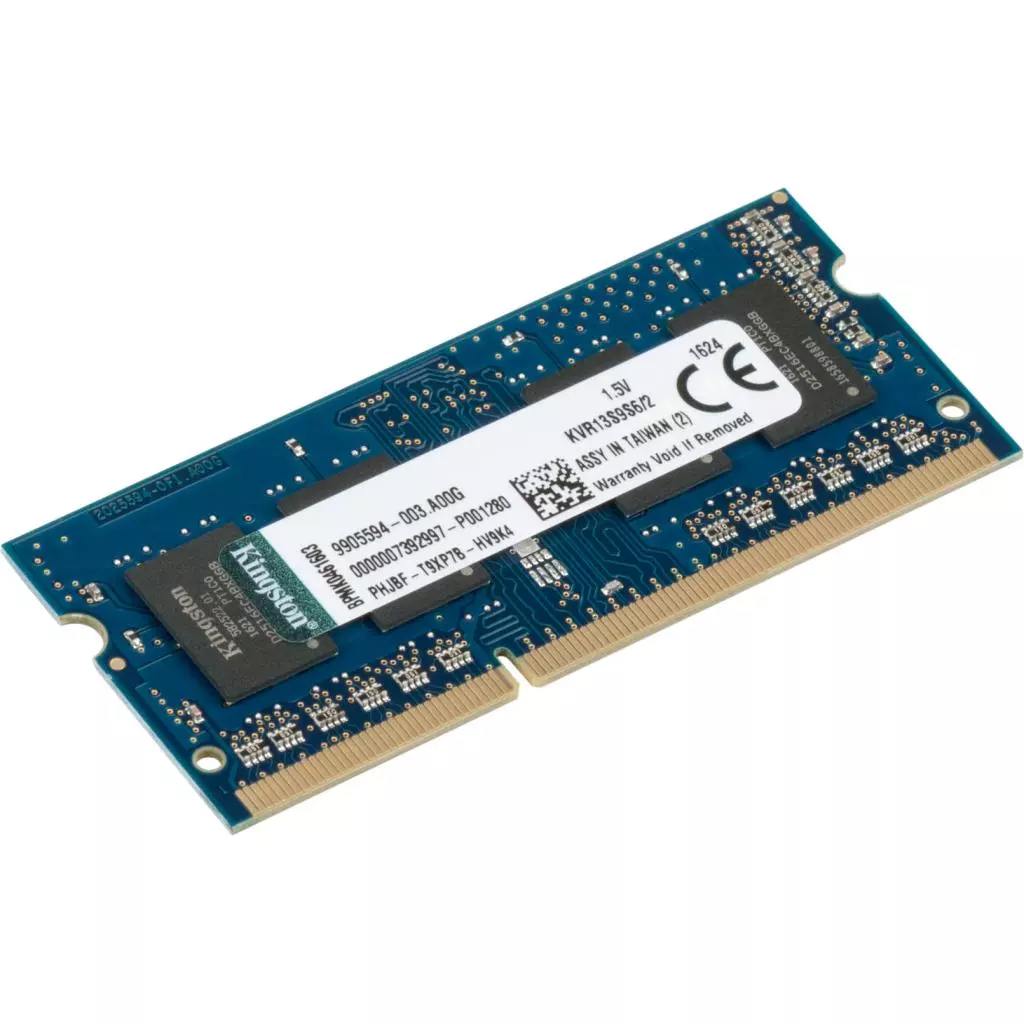 Модуль памяти для ноутбука SoDIMM DDR3 2GB 1333 MHz Kingston (KVR13S9S6/2) - 1