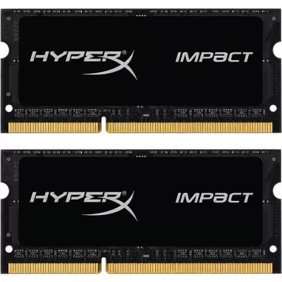 Модуль памяти для ноутбука SoDIMM DDR3L 8GB (2x4GB) 1600 MHz HyperX Impact Kingston Fury (ex.HyperX) (HX316LS9IBK2/8)