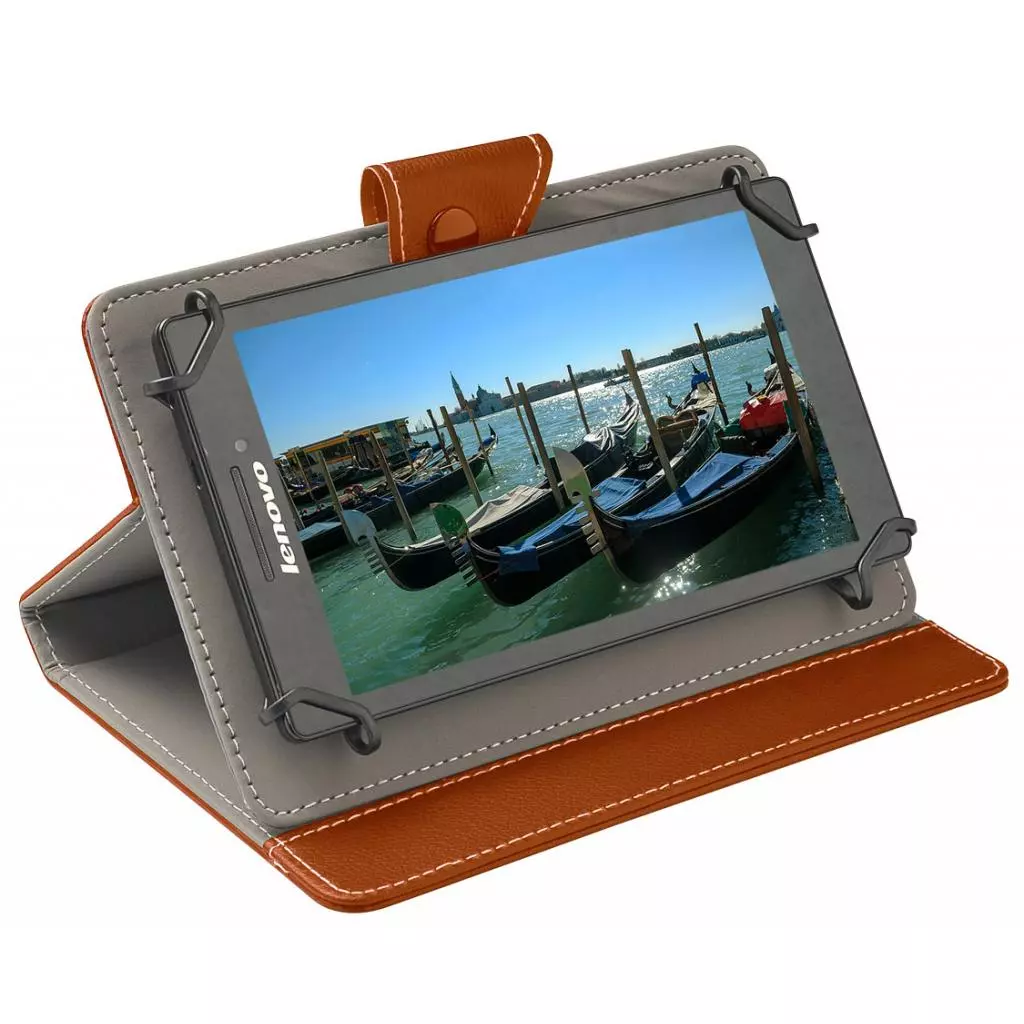 Чехол для планшета Grand-X для 7" Universal TC01 Brown (UTC - GX7TC01BR) - 4 Чехол для планшета Grand-X для 7" Universal TC01 Brown (UTC - GX7TC01BR) - 4